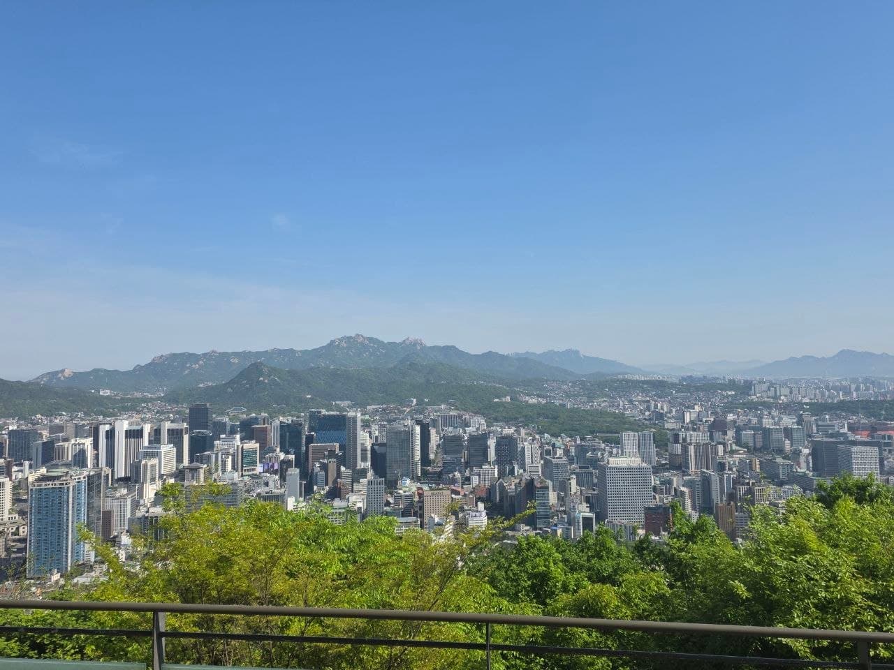 북악산 시야